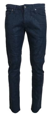 Exte Blue Cotton Tapered Slim Fit Men Casual Denim Jeans -   -  Exte.